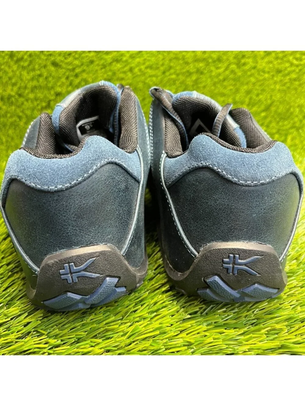 Kuru Chicane Womens Size 9.5D Blue Black Athletic Walking Suede Shoes Sneakers